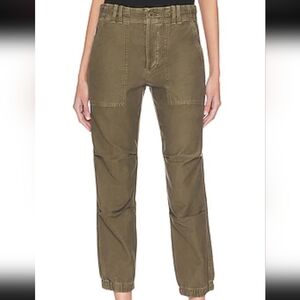 Citizens Of Humanity Woman's Dark Olive Pants. 100% Cotton